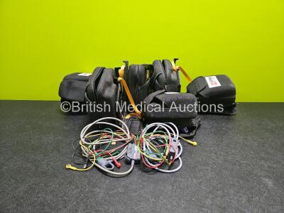 Job Lot Including 3 x Lifepack 12 Cases and 2 x Physio Control Ref 11111-000021 4 Lead ECG Lead