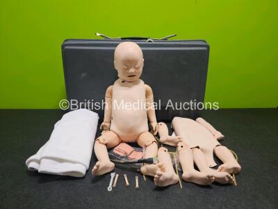 Laerdal Sim Baby Simulator with Spare Parts and Accessories in Case