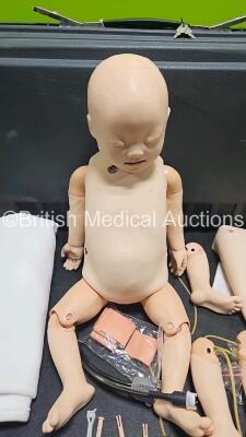 Laerdal Sim Baby Simulator with Spare Parts and Accessories in Case - 2