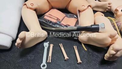 Laerdal Sim Baby Simulator with Spare Parts and Accessories in Case - 6