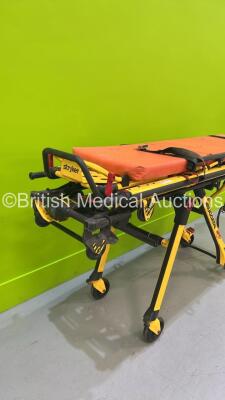 Stryker M-1 Roll In Ambulance Stretcher with Mattress and Straps (Hydraulics Working - Damaged - See Pictures) - 3