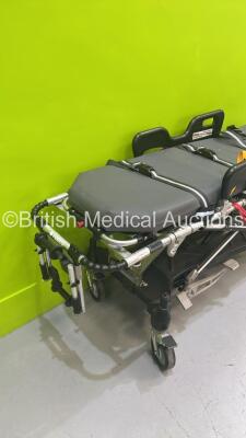 Ferno Pegasus Hydraulic Ambulance Stretcher with Mattress and Straps (Hydraulics Tested Working) *S/N *PEG6805* - 3