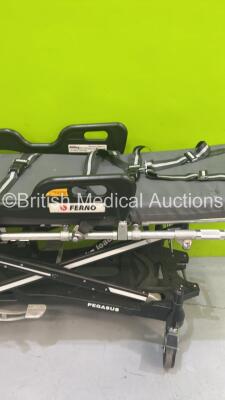 Ferno Pegasus Hydraulic Ambulance Stretcher with Mattress and Straps (Hydraulics Tested Working) *S/N *PEG6805* - 5