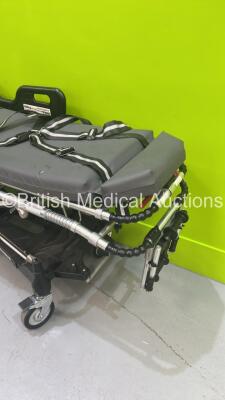 Ferno Pegasus Hydraulic Ambulance Stretcher with Mattress and Straps (Hydraulics Tested Working) *S/N *PEG6805* - 6