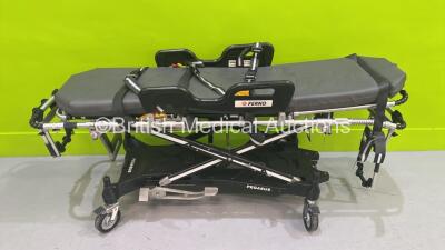 Ferno Pegasus Hydraulic Ambulance Stretcher with Mattress and Straps (Hydraulics Tested Working) *S/N PEG6838* - 2