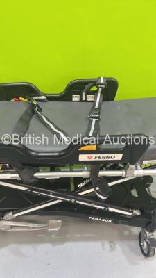 Ferno Pegasus Hydraulic Ambulance Stretcher with Mattress and Straps (Hydraulics Tested Working) *S/N PEG6838* - 5