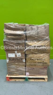 Pallet Of Mixed Consumables Including Face Masks and Baxter Blood Transfusion Sets (In Date) *RAK*