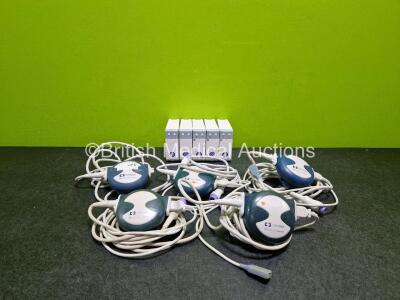 Job Lot Including 5 x Covidien BIS LoC 2 Channel Transducers *1 x Mfd - 2023*and 5 x Mindray BIS Modules