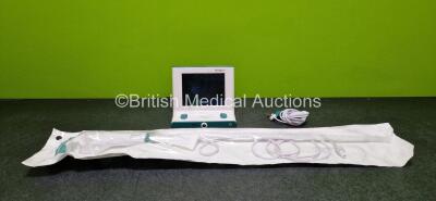 Job Lot Including 1 x Ambu aScope Monitor Ref 401001001 (Powers Up and Loose Front Connector) with 1 x Ambu aScope 3 5.0/2.2 Flexible Videoscope *Expired* and 1 x Power Supply