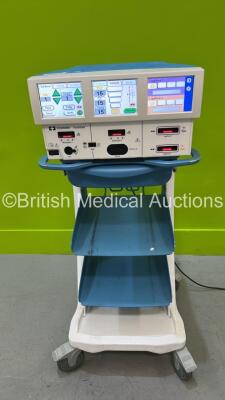 Valleylab ForceTriad Electrosurgical / Diathermy Unit Version 4.00 on Stand (Powers Up)