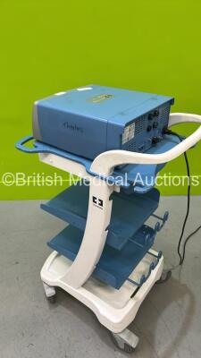 Covidien Valleylab FT10 Electrosurgical / Diathermy Unit Version 4.0 on Stand (Powers Up - Some Marks to Screen - See Photo) - 3