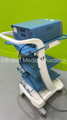 Covidien Valleylab FT10 Electrosurgical / Diathermy Unit Version 4.0 on Stand (Powers Up - Some Marks to Screen - See Photo) - 4