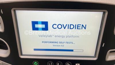 Covidien Valleylab FT10 Electrosurgical / Diathermy Unit Version 4.0 on Stand (Powers Up) - 2