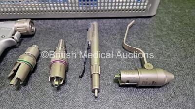 Job Lot Inlcuding 1 x Hall Power Pro PRO6100 Handpiece, 1 x PRO100SE Medium Speed Drill with 4 x Attachments Including 1 x PRO6140 Pin Driver, 1 x PROPRO2030 Chuck, 1 x PRO6128 Wire Driver, 1 x PRO2020 Trinkle/AO in Tray with 2 x Cables *SB 20190025 / LAA - 3