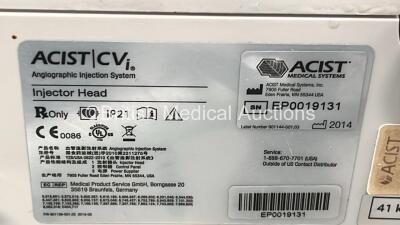 Acist CVi Injector Head on Stand Version 6.1.4.2 (Powers Up) *EP0019131* - 4