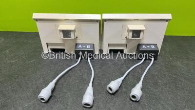 Mixed Lot Including 1 x Drager Scio Four Oxi Plus Gas Module (No power), 2 x Drager HemoMed Pods, 3 x Various cables *ARZF-0076* - 9