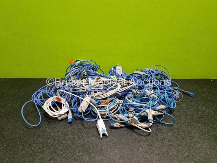 Job Lot of Various Patient Monitoring Cables