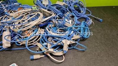 Job Lot of Various Patient Monitoring Cables - 4