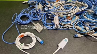 Job Lot of Various Patient Monitoring Cables - 5