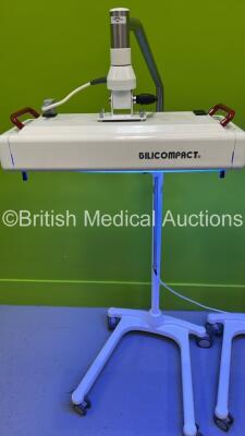 2 x Bilicompact Therapy / Heating Lamps on Stands (Both Power Up) - 3