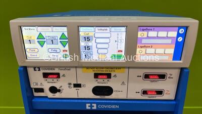 Covidien ForceTriad Electrosurgical / Diathermy Unit Version 4.00 on Stand (Powers Up) *GH* - 2