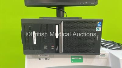 Fujifilm FCR Profect CS CR-IR 363 CR Reader V4.7 with PC (HDD REMOVED), 7 x Cassettes and Accessories (Powers Up) *Q1088* - 12