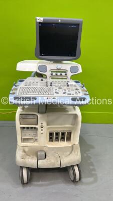 GE Vivid 7 Dimension Ultrasound Scanner *S/N 6149V7C* **Mfd NA** Application Software Version D'2016 System Software Version 16.0.3 with Sony UP-D895MD Digital Graphic Printer (Powers Up) ***CI048**