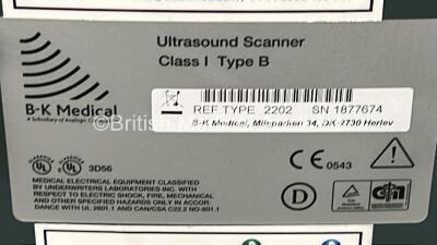 BK Medical ProFocus Ultrasound Scanner *S/N 1877674* - Incomplete (HDD REMOVED) - 6