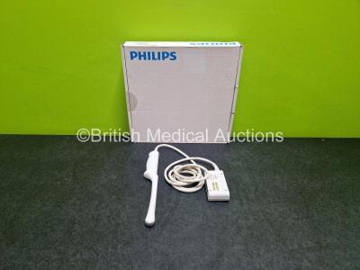 Philips C10-3v Ultrasound Transducer / Probe in Box (Marks on Head) *Untested*