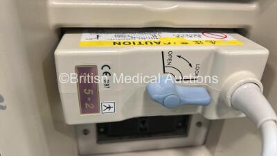 Hitachi EUB-5500 Ultrasound Scanner with 1 x Transducer / Probe (EUP-C514 5-2) (Powers Up - 110v - Hard Drive Removed) * SN SE10141508 * - 7