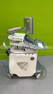 GE Voluson E8 Expert Flat Screen Ultrasound Scanner *S/N D01054* **Mfd 09/2007* with Sony UP-D898MD Digital Graphic Printer (Powers Up - HDD REMOVED) ***IR983*** - 11