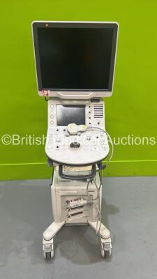 Toshiba Xario 200 Flat Screen Ultrasound Scanner Model TUS-X200 *S/N W5G1813469* **Mfd 2018** with 1 x Transducer / Probe (PVU-375BT *Mfd 2018*) (HDD REMOVED - Incomplete - See Pictures)