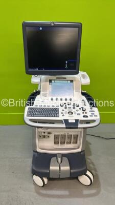 GE Logiq E9 Flat Screen Ultrasound Scanner Ref 5205000-7 *S/N 118228US6* **Mfd 06/2013** Software Version R4 Software Revision 3.0 (Powers Up) ***IR8896***