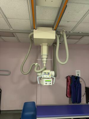 Siemens Tosrad X-ray Bucky Room *Mfd - 2002* with 2023 Varex OPTI150 Tube, Overhead Bucky, Wall Stand, Ceiling Rails and Operator Console, The System has been Professionally De-Installed and Fully Functional *Q971* - 6