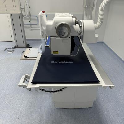 Arcoma X-Ray DR Bucky Room *Mfd - 2016* with 2016 Varian Tube, Overhead Bucky, Wall Stand, Ceiling Rails, Operator Console (PC and Monitor) with Canon CXDI Software Installed and 1 x Canon Detector CXDI-701C, The System has been Professionally De-Installe - 2