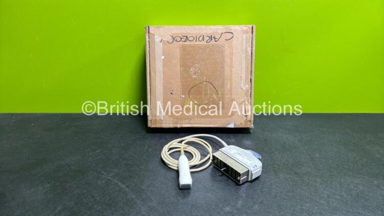 GE M5Sc-D Ultrasound Transducer / Probe *Mfd - 07/2016* in Box (Untested, Scratches / Mark to Head - See Photo)