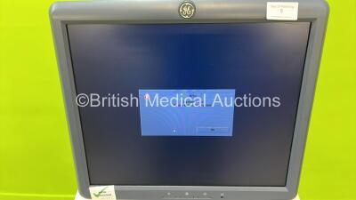 GE Logiq E9 Flat Screen Ultrasound Scanner Ref 5205000-6 *S/N 107785US8* **Mfd 2011** Software Version R4 Software Revision 3.0 with 2 x Transducers / Probes (9L-D Ref 5194432 *Mfd 2011-11* and ML6-15-D Ref 5199103 *Mfd 2014-12*) (Powers Up - with Error - - 4