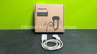 Philips C5-1 PureWave Ultrasound Transducer / Probe in Box (Untested, Head Worn - See Photo)