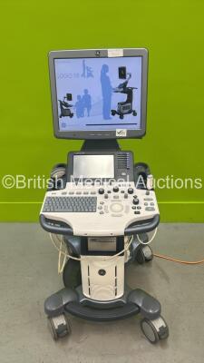 GE Logiq S8 Flat Screen Ultrasound Scanner Ref 5418099 *S/N 189162SU1* **Mfd 2012-07** Software Version R2 Software Revision 3.0 with 2 x Transducer / ProbeS (S4-10-D Ref 5394804 *Mfd 2013* / C1-5 Ref 5261135 *Mfd 2016*) (Powers Up) ***IR024***