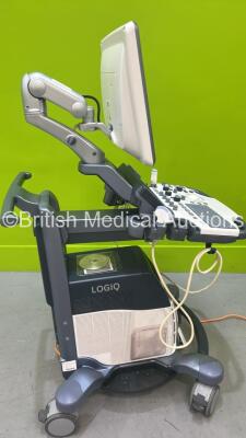 GE Logiq S8 Flat Screen Ultrasound Scanner Ref 5418099 *S/N 189162SU1* **Mfd 2012-07** Software Version R2 Software Revision 3.0 with 2 x Transducer / ProbeS (S4-10-D Ref 5394804 *Mfd 2013* / C1-5 Ref 5261135 *Mfd 2016*) (Powers Up) ***IR024*** - 6