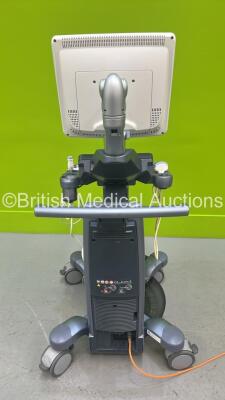 GE Logiq S8 Flat Screen Ultrasound Scanner Ref 5418099 *S/N 189162SU1* **Mfd 2012-07** Software Version R2 Software Revision 3.0 with 2 x Transducer / ProbeS (S4-10-D Ref 5394804 *Mfd 2013* / C1-5 Ref 5261135 *Mfd 2016*) (Powers Up) ***IR024*** - 7