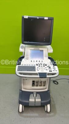 GE Logiq E9 Flat Screen Ultrasound Scanner Model 5205000-2 *S/N 95824US9* **Mfd 2009** (Powers Up - Touch Screen Not Working) ***IR953***