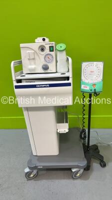 1 x Olympus KV-5 Suction Pump on Olympus TC-E300 Cart with Accoson Greenlight BP Meter on Stand