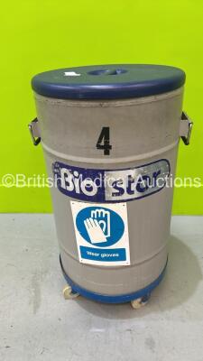 Bio Stor Liquid Nitrogen Container on Trolley