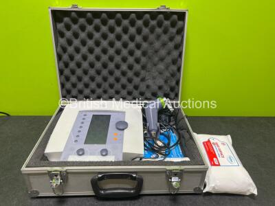 Enraf Nonius Sonopuls 491 Ultrasound Therapy Unit (Powers Up) with 1 x 1458.901 Handpiece In Carry Case *10275*