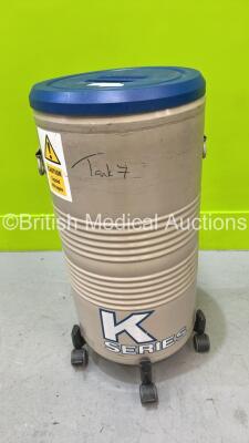 Jencons K Series Liquid Nitrogen Container on Trolley