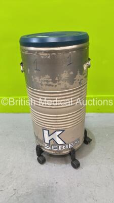 Jencons K Series Liquid Nitrogen Container on Trolley