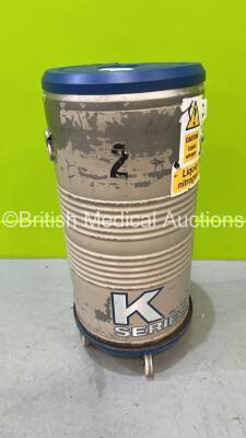 Jencons K Series Liquid Nitrogen Container on Trolley