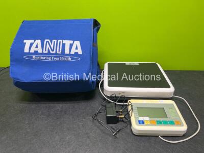 Tanita Weighing Scale, with Digital Readers with Power Supply In Carry Case (Untested)