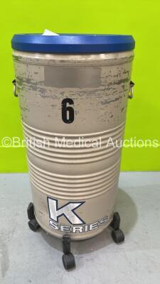 Jencons K Series Liquid Nitrogen Container on Trolley